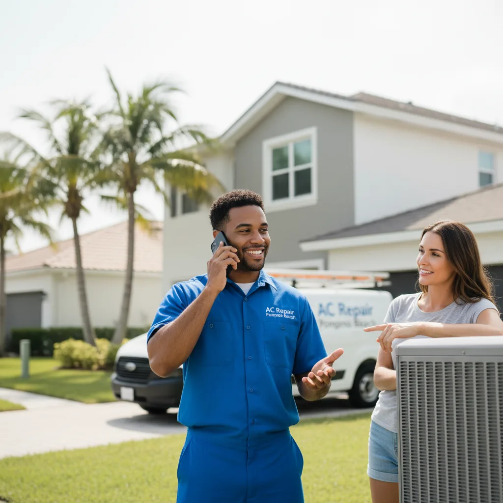 AC Repair Pompano Beach customer support in Long Island